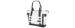LANCER TACTICAL 1000D NYLON TACTICAL TOTE BAG (SNOW CAMO)