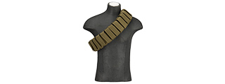 AIRSOFT CORDURA FABRIC 40MM BANDOLIER ACCESSORY (KHAKI) AIRSOFT CORDURA FABRIC 40MM BANDOLIER ACCESSORY (KHAKI)