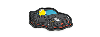 APRILLA DESIGN PVC IFF HOOK & LOOP AUTOMOTIVE SERIES PATCH (MODEL: NISMO GTR BLACK)