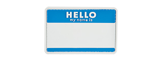 G-FORCE HELLO MY NAME IS PVC PATCH