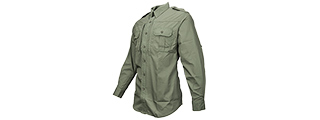PROPPER RIPSTOP REINFORCED TACTICAL LONG-SLEEVE SHIRT - LARGE (OD GREEN) PROPPER RIPSTOP REINFORCED TACTICAL LONG-SLEEVE SHIRT - LARGE (OD GREEN)