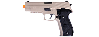 WE Tech F226 Series MK25 Gas Blowback GBB Airsoft Pistol (TAN)