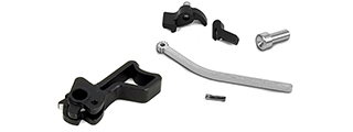 Airsoft Masterpiece CNC Steel Hammer & Sear Set for Marui Hi-Capa [Infinity Square] (BLACK)
