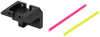 Airsoft Masterpiece Aluminum Rear Sight w/ Fiber Optics for Hi-Capa Airsoft Masterpiece Aluminum Rear Sight w/ Fiber Optics for Hi-Capa