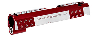 Airsoft Masterpiece Infinity STAR Standard Slide for TM Hi-Capa 4.3 GBB Pistols (RED/SILVER) Airsoft Masterpiece Infinity STAR Standard Slide for TM Hi-Capa 4.3 GBB Pistols (RED/SILVER)