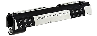 Airsoft Masterpiece Infinity STAR Standard Slide for TM Hi-Capa 4.3 GBB Pistols (BLACK/SILVER) Airsoft Masterpiece Infinity STAR Standard Slide for TM Hi-Capa 4.3 GBB Pistols (BLACK/SILVER)
