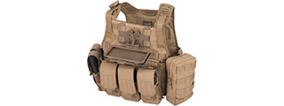 Lancer Tactical iPhone 7/8 Plus MOLLE Mobile Case (TAN) Lancer Tactical iPhone 7/8 Plus MOLLE Mobile Case (TAN)