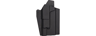 Lancer Tactical Light Bearing Hard Shell Holster for Glock 17 [Large] (BLACK)