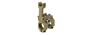 Lancer Tactical Airsoft Gas Block Flip-Up Front Sight (TAN) Lancer Tactical Airsoft Gas Block Flip-Up Front Sight (TAN)