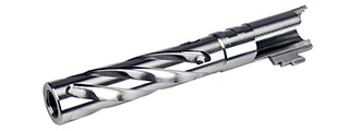 COWCOW Tornado Style Threaded Outer Barrel for TM Hi-Capa 5.1 GBB Pistols (SILVER) COWCOW Tornado Style Threaded Outer Barrel for TM Hi-Capa 5.1 GBB Pistols (SILVER)