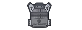 Emerson Gear Plate Carrier Vest PVC Morale Patch (BLACK) Emerson Gear Plate Carrier Vest PVC Morale Patch (BLACK)