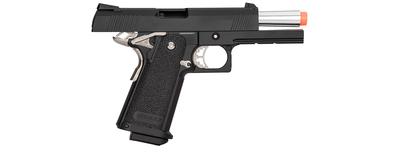 Golden Eagle IMF 3301 OPS-M.RP HiCapa Semi-Auto GBB Metal Pistol, BK