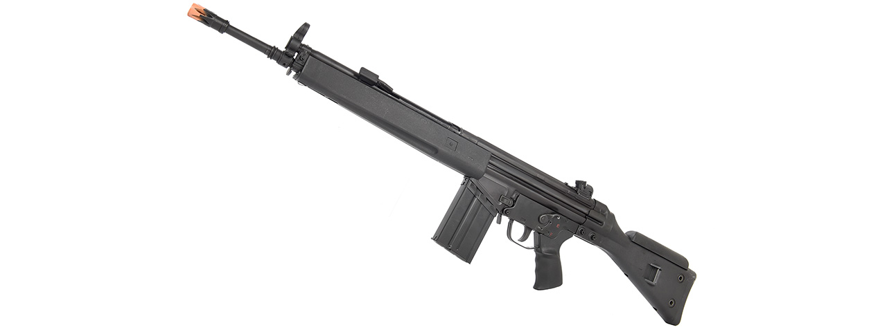 LCT LC-3 SG1 Full Size AEG Airsoft Rifle w/ Cheek Rest and Bipod (Black)