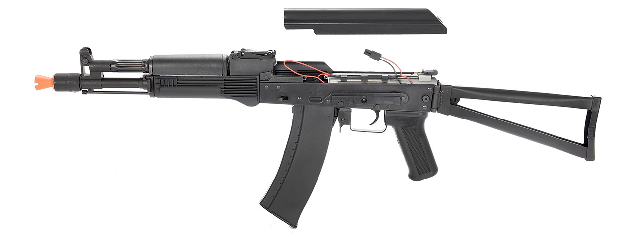 LCT Airsoft AK105 Steel AEG Airsoft Rifle w/ Folding Stock (Black)