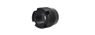 LCT Airsoft 24mm Conversion to 14mm Thread Adapter (BLACK)