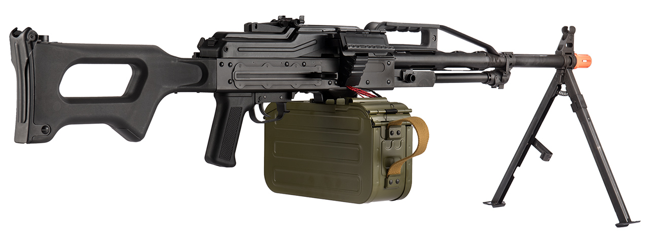 LCT PKP Airsoft AEG Light Machine Gun (Black)