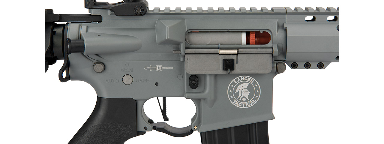 Lancer Tactical Proline 10" Keymod M4 Carbine Airsoft AEG Rifle (Color: Gray)