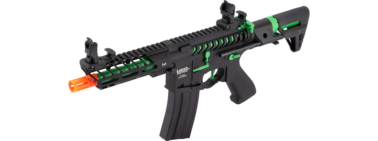 Lancer Tactical ProLine NEEDLETAIL PDW Skeleton AEG [Low FPS] (BLACK/GREEN)