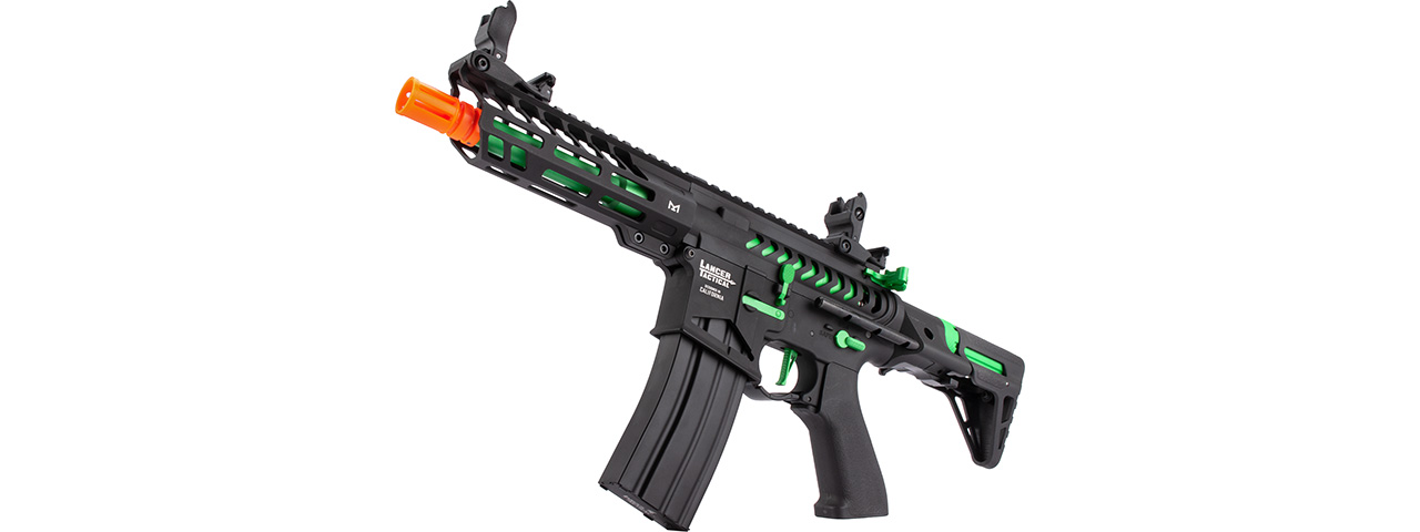 Lancer Tactical ProLine NEEDLETAIL PDW Skeleton AEG [Low FPS] (BLACK/GREEN)