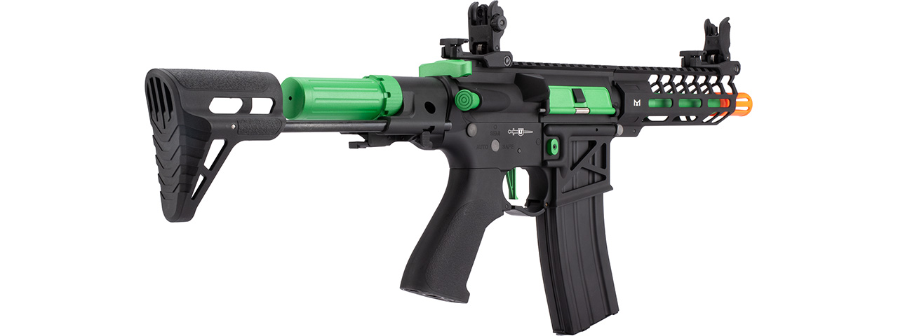 Lancer Tactical ProLine NEEDLETAIL PDW Skeleton AEG [Low FPS] (BLACK/GREEN)