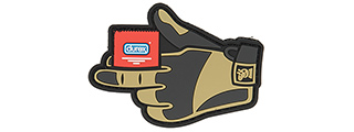 G-Force Passing Protection PVC Morale Patch (TAN) G-Force Passing Protection PVC Morale Patch (TAN)