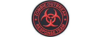 G-Force Zombie Outbreak Response Team PVC Morale Patch (BLACK)