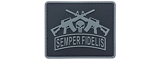 G-Force Semper Fidelis PVC Morale Patch (GRAY)