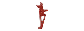 Retro Arms CNC Aluminum Trigger for M4 / M16 AEG Rifles (Type B) (RED) Retro Arms CNC Aluminum Trigger for M4 / M16 AEG Rifles (Type B) (RED)