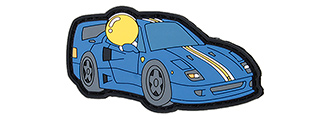 G-Force Race Car PVC Morale Patch (BLUE) G-Force Race Car PVC Morale Patch (BLUE)