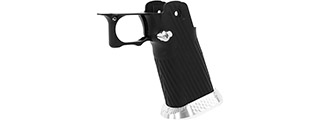 Airsoft Masterpiece Aluminum Grip for Hi-Capa Type 15 Infinity 172 (Black / Silver) Airsoft Masterpiece Aluminum Grip for Hi-Capa Type 15 Infinity 172 (Black / Silver)