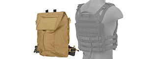 WoSport JPC Vest 2.0 Accessory Backpack Attachment (Tan)