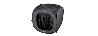 Lancer Tactical Portable Airsoft Target Tent, Black