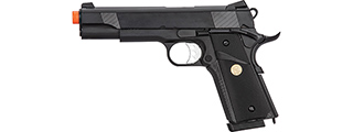 Double Bell M1911 Gas Blowback MEU Airsoft Pistol [Polymer] (Black)