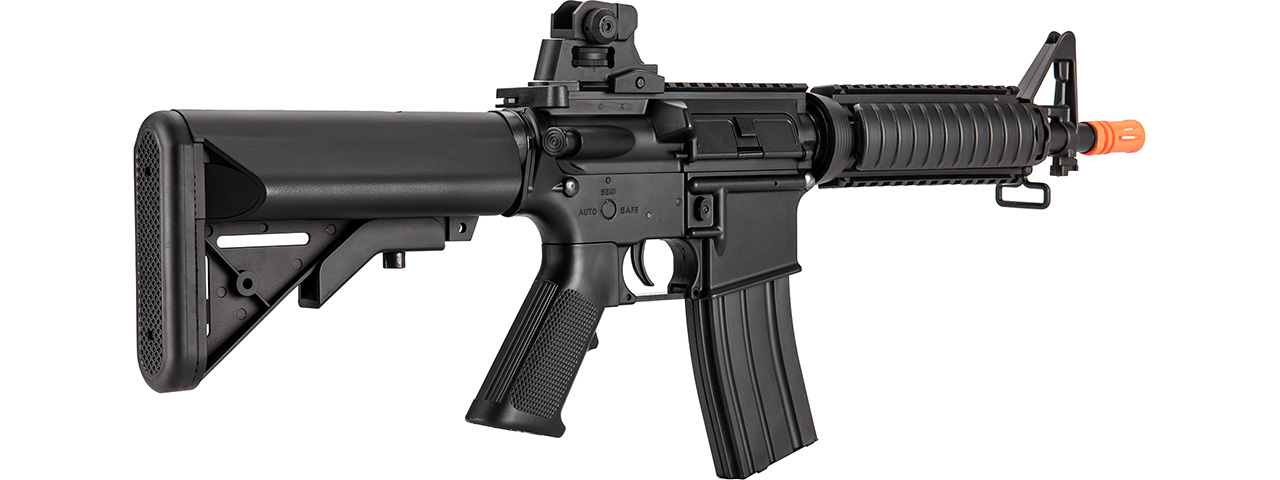 Double Bell M4 RIS CQB AEG Airsoft Rifle w/ Metal Gearbox [Polymer Body] (BLACK)