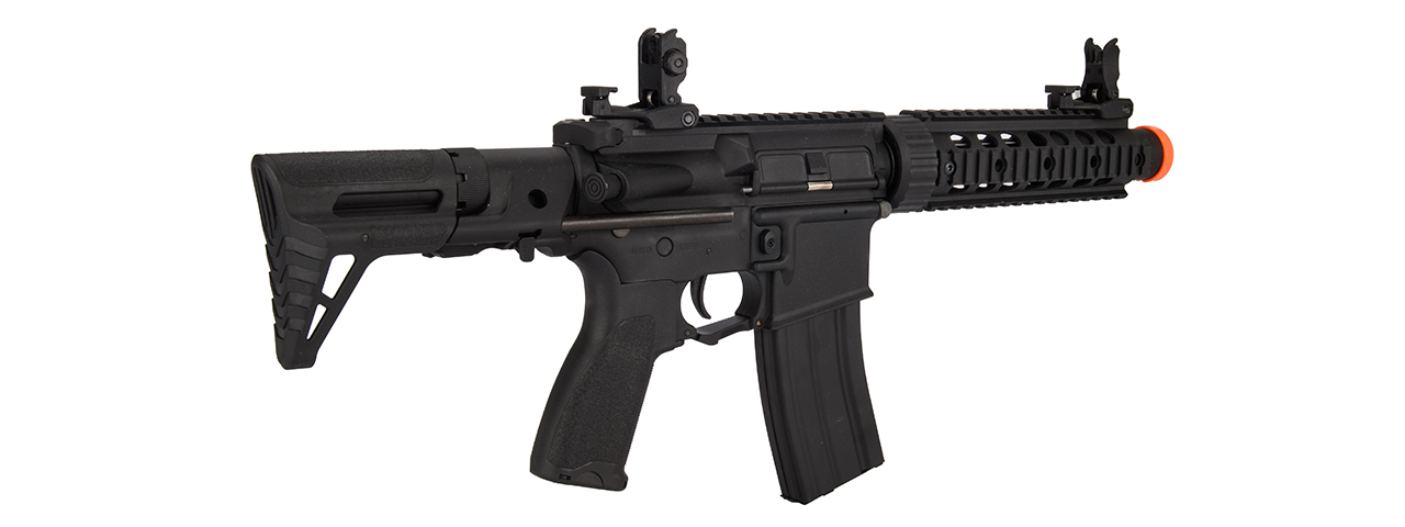 Lancer Tactical LT-15SBDL-G2 Gen 2 AEG Rifle w/ PDW Stock and Mock Suppressor (Black)
