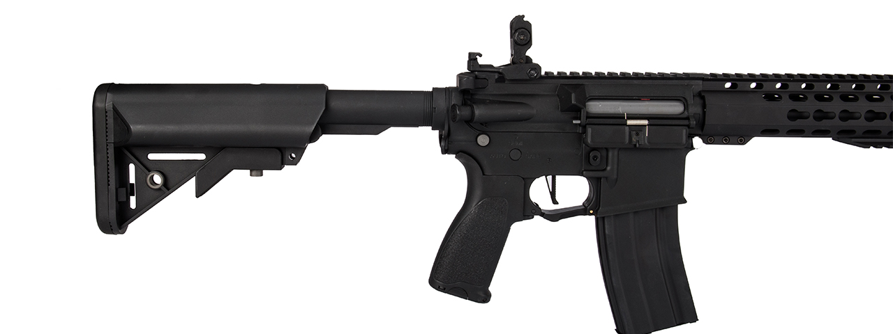 Lancer Tactical LT-19B-G2-E 10" Hybrid M4 Carbine w/ Keymod Rail (Black)