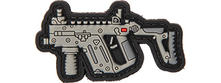 3D RIFLE PVC PATCH (GRAY) 3D RIFLE PVC PATCH (GRAY)