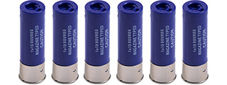 G-Force 15 Round Shotgun Shells for Multi & Single-Shot Airsoft Shotguns (Color: Purple / Pack of 6)