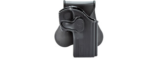 Amomax Tactical Paddle Holster for Taurus 24/7 Airsoft Pistol (Color: Black)
