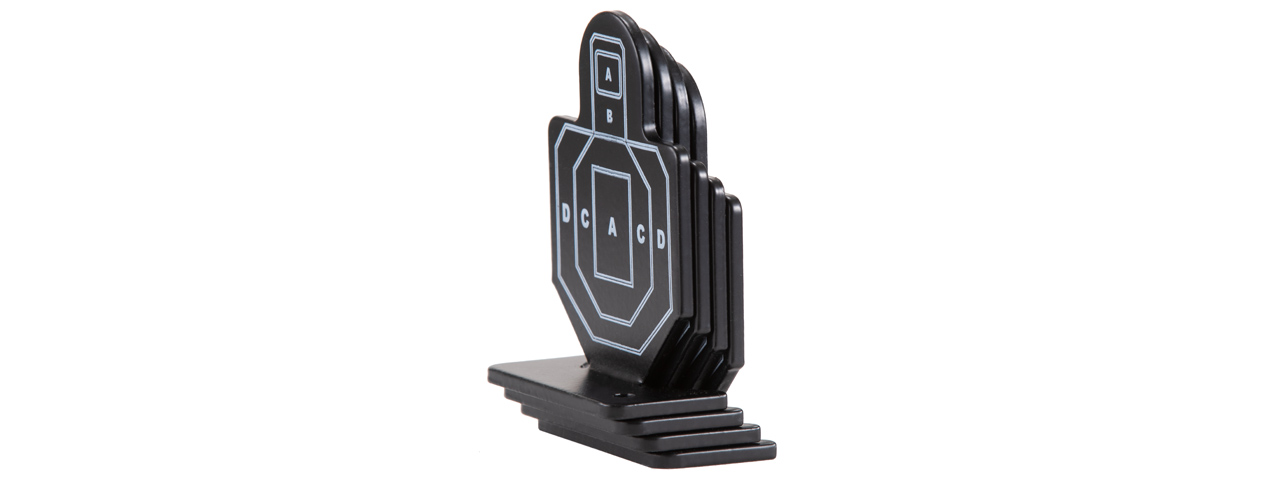G-Force Steel Soldier Training Targets Pack of 4 (Color: Black)