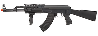 IU-AK47M Tactical AK47 RIS AEG Metal Gear, ABS Body, Fixed Stock