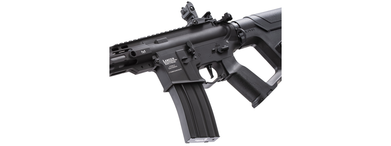 Lancer Tactical Enforcer BLACKBIRD AEG Rifle w/ Alpha Stock [HIGH FPS] (BLACK)