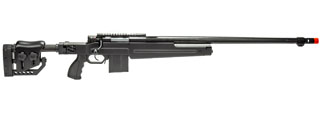 WellFire MB4415B Bolt Action Airsoft Sniper Rifle (Color: Black)