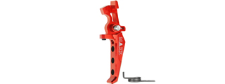 Maxx Model CNC Aluminum Advanced Speed Trigger Style E (Color: Red)