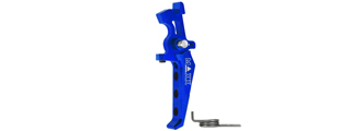 Maxx Model CNC Aluminum Advanced Speed Trigger Style E (Color: Blue)
