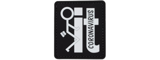 Fuck It Coronavirus PVC Patch (Color: Black and White) Fuck It Coronavirus PVC Patch (Color: Black and White)