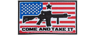 Forward US Flag "Come and Take it" PVC Patch