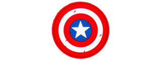 Battle Scarred Captain America Shield PVC Morale Patch