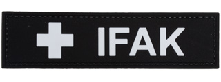 "IFAK" Individual First Aid Kit Large PVC Patch