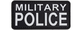 Military Police PVC Patch (Color: White and Black)